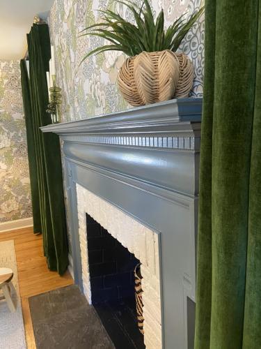Colorful Fireplace